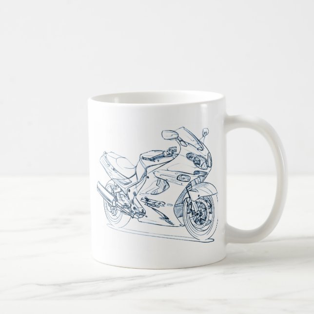Caneca De Café Kaw ZZR1200 (Direita)