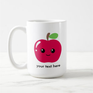 Caneca De Café Kawaii Apple