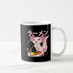Caneca De Café Kawaii Axolotl Comendo Ramen Noodles Animes Girls 