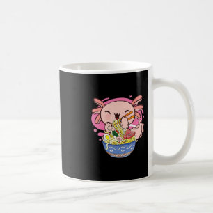 Caneca De Café Kawaii Axolotl Ramen Japonês Crianças De Noodle Te