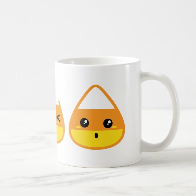 Caneca De Café Kawaii Candy Corn Mug (Direita)