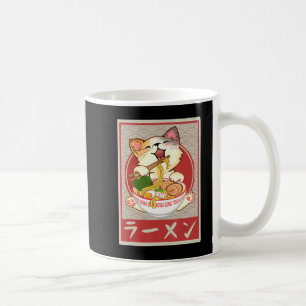 Caneca De Café Kawaii Cat Ramen Anime Vintage Garotas-Presentes J