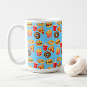 Caneca De Café Kawaii Cute Junk Comida