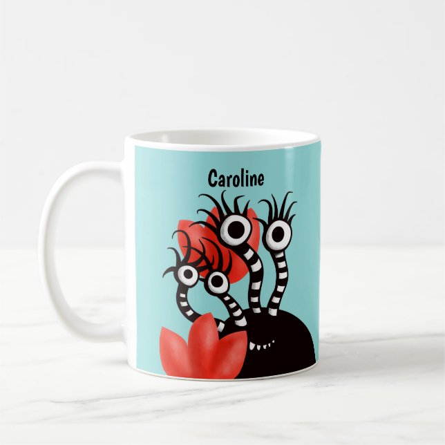Caneca De Café Kawaii Cute Monster Kids (Esquerda)