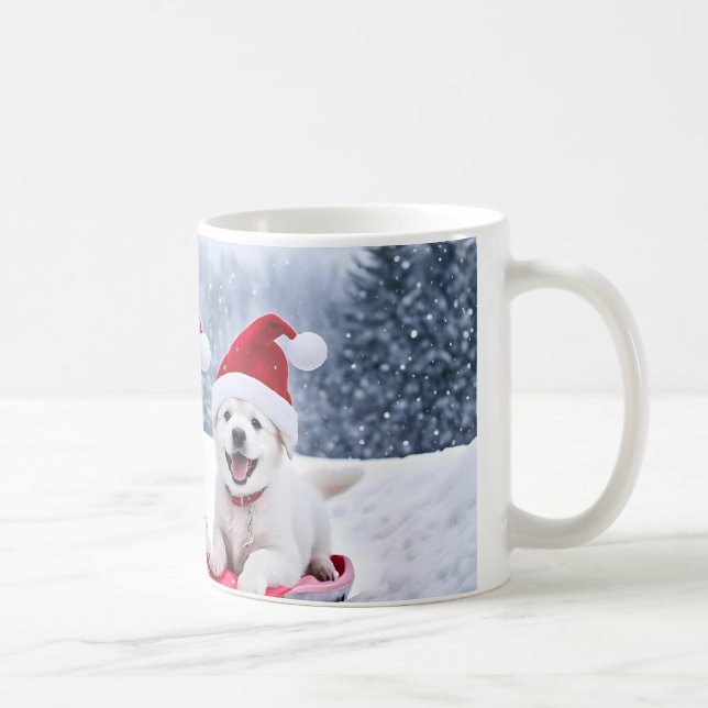 Caneca De Café Kawaii Cute Puppies Mug (Direita)