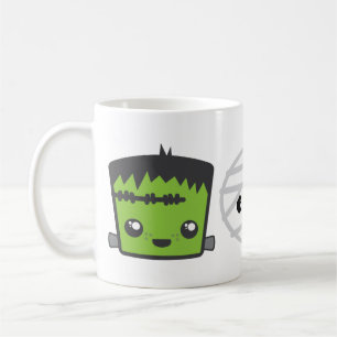 Caneca De Café Kawaii Frankenstein Mummy Dracula Mug
