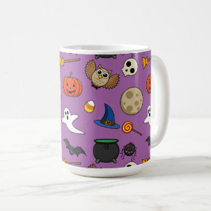 Caneca De Café Kawaii Halloween Pack