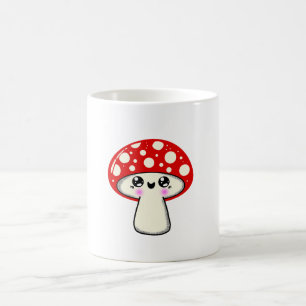 Caneca De Café Kawaii Mushroom