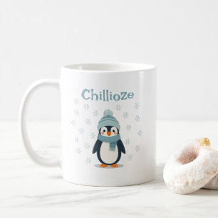 Caneca De Café Kawaii Penguin Mug - Chillioze Cup