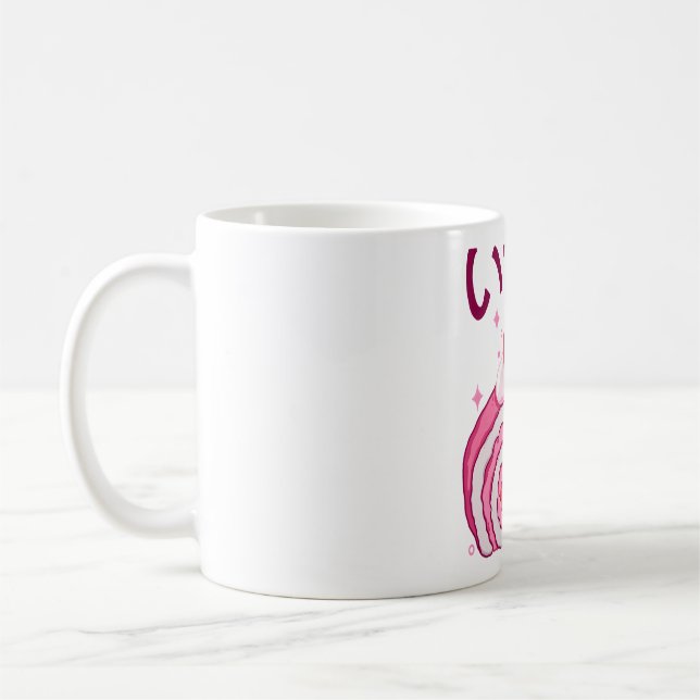Caneca De Café Kawaii Strawberry Roll Cake (Esquerda)
