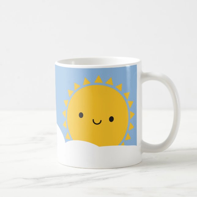 Caneca De Café Kawaii Sun (Direita)
