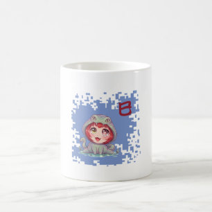 Caneca De Café Kawaii Zodíaco Japonês cobra – Ano da cobra