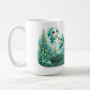 Caneca De Café Kawaii Zodíaco Neos Peixes