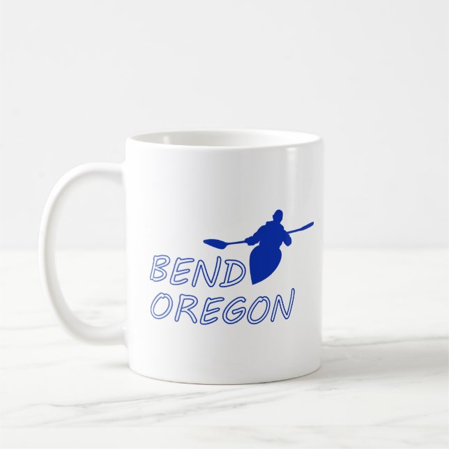 Caneca De Café Kayak Bend Oregon Café Mug (Esquerda)