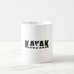 Caneca De Café Kayaking Canoé Paddle Canoeing Engraçada Ideia de