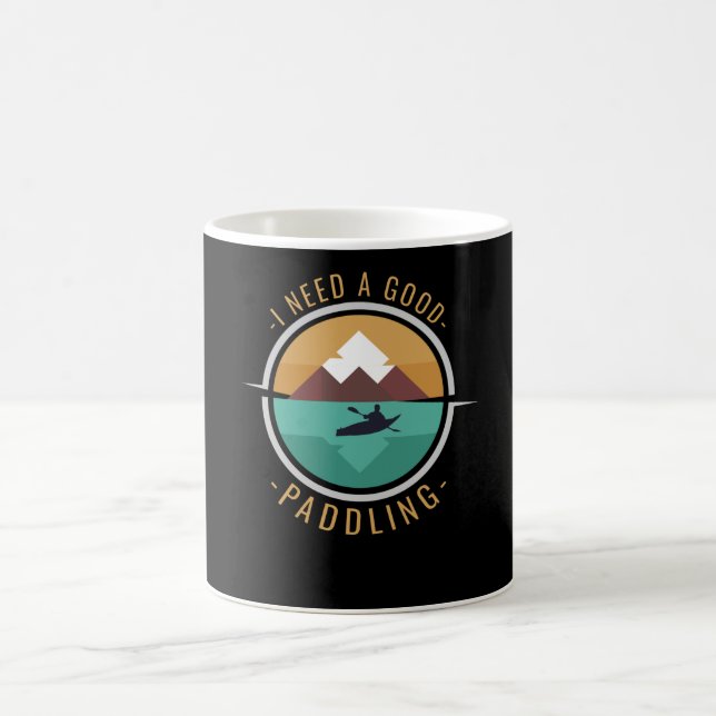 Caneca De Café Kayaking Kayak Paddling (Centro)