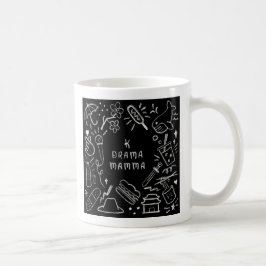 Caneca De Café Kdrama Mama Chalkboard Style Mug