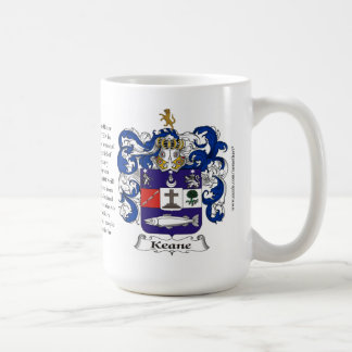 Caneca De Café Keane, a origem, o significado e a crista