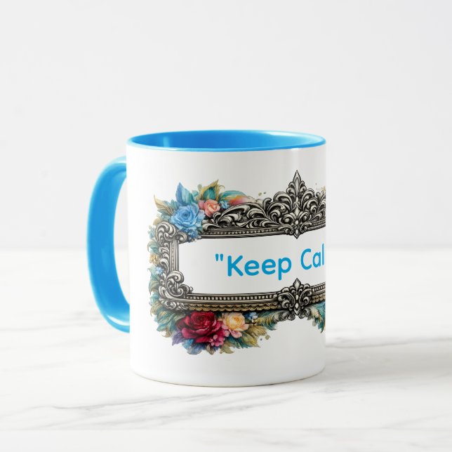 Caneca de café Keep Calm (Frente Esquerda)