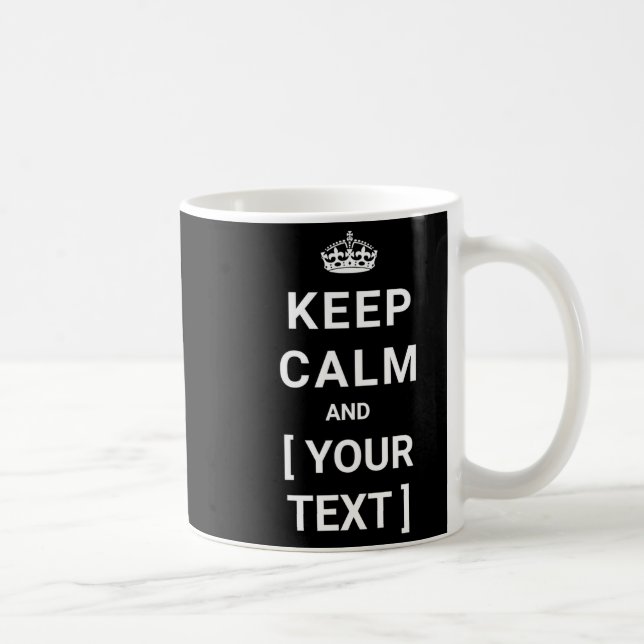 Caneca De Café Keep Calm  (Direita)