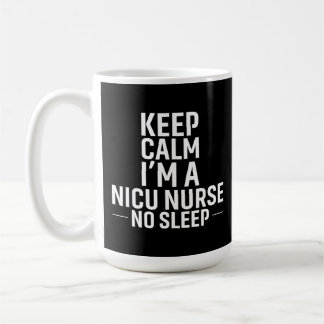 Caneca De Café Keep Calm No Sleep – Fierce & Focused