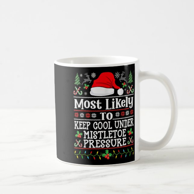 Caneca De Café Keep Cool Under Mistletoe Pressure - Christmas Chi (Direita)