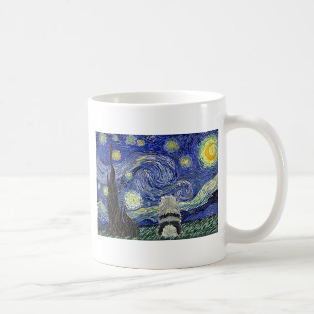 Caneca De Café Kees-Gogh-Estrelado-Noite (Direita)