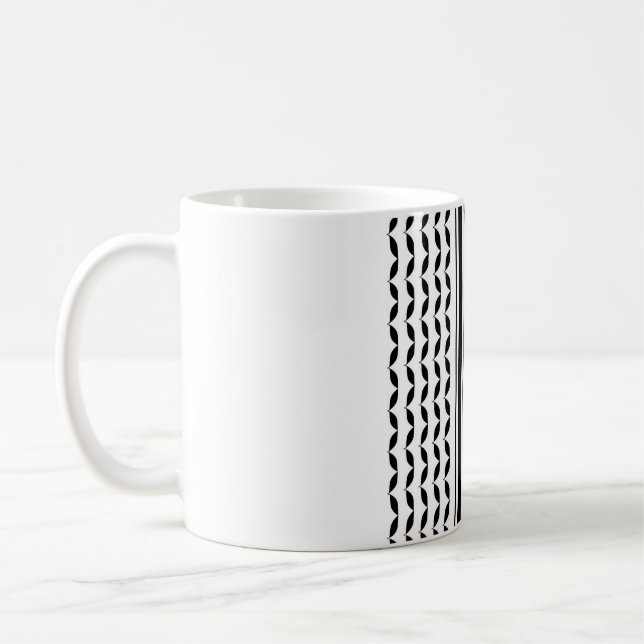 Caneca De Café Keffiyeh Impressão (Esquerda)