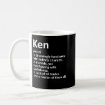 Caneca De Café KEN Definição Nome Personalizado Funny Birthday Gi<br><div class="desc">KEN Definição Nome Personalizado Funny Birthday Idea</div>