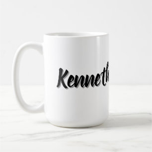 Caneca De Café Kenneth Mens Name