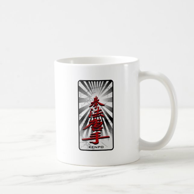 Caneca De Café Kenpo-Karate-3D (Direita)