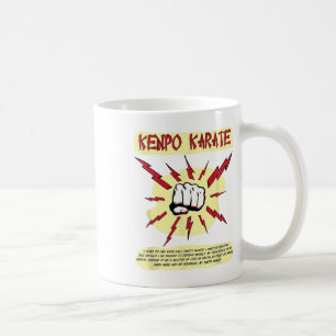 Caneca De Café Kenpo Karate Autodefesa Artes Marciais