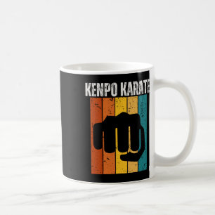 Caneca De Café Kenpo Karate Vintage Retro 70s Design Engraçado Am