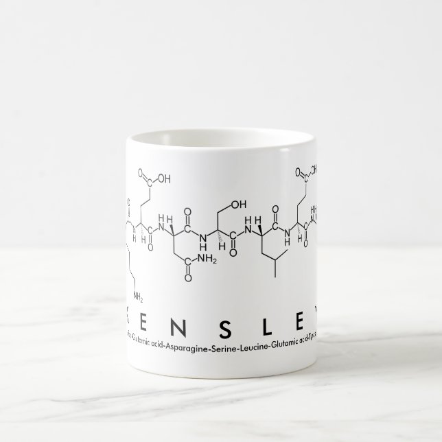 Caneca De Café Kensley peptide name mug (Centro)