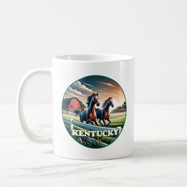 Caneca De Café Kentucky EUA (Esquerda)