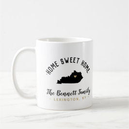Caneca De Café Kentucky Home Sweet Home Family Monograma Mug