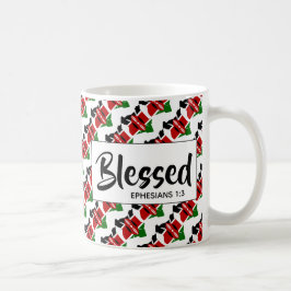 Caneca De Café KENYA Abençoou Escritórios Cristãos Efesianos