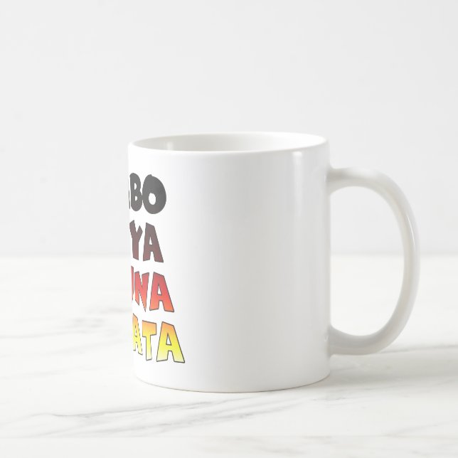 Caneca De Café Kenya Hakuna Matata (Direita)