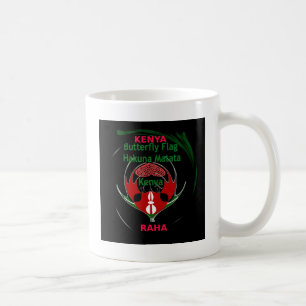 Caneca De Café Kenya Raha: Hakuna Matata Motivo de Arte de Band