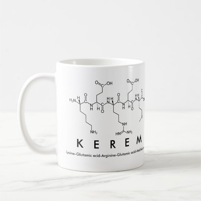 Caneca De Café Kerem peptide mug (Esquerda)