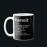 Caneca De Café KERMIT Definição Nome Personalizado Funny Birthday<br><div class="desc">Definição KERMIT Nome Personalizado Funny Birthday Idea</div>