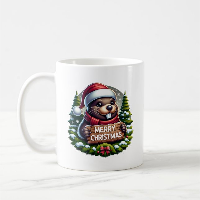 Caneca De Café Kerst Bever (Esquerda)