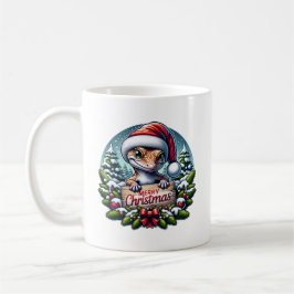 Caneca De Café Kerst Gekko
