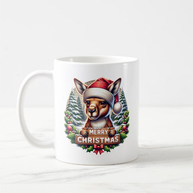 Caneca De Café Kerst Kangaroe (Esquerda)