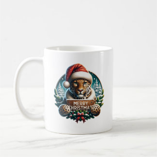 Caneca De Café Kerst Luipaard