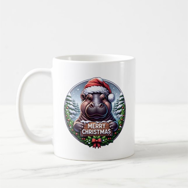 Caneca De Café Kerst Nijlpaard (Esquerda)