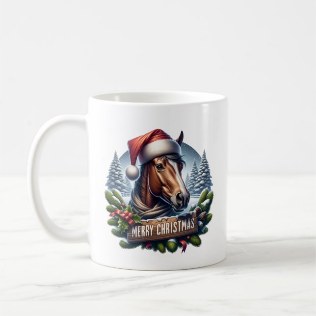 Caneca De Café Kerst Paard (Esquerda)