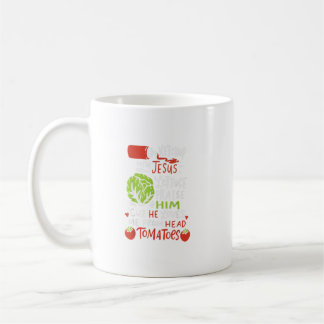 Caneca De Café Ketchup With Jesus I Vegan Jesus Christ Christian