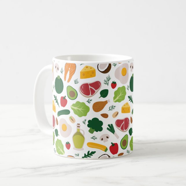 Caneca De Café Keto (Frente Esquerda)