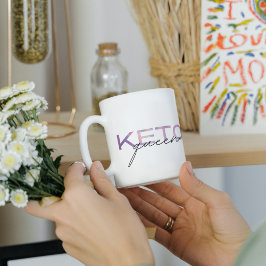 Caneca De Café Keto Queen